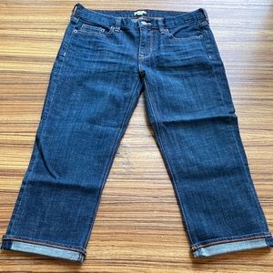 NWT J. Crew Factory stretch denim capris jeans women's tag 27 measures (29 x 21)